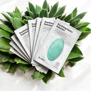 Dr. Jart+ Face Mask Set 8 Single Use Face Masks Soothing Hydra Solution NEW